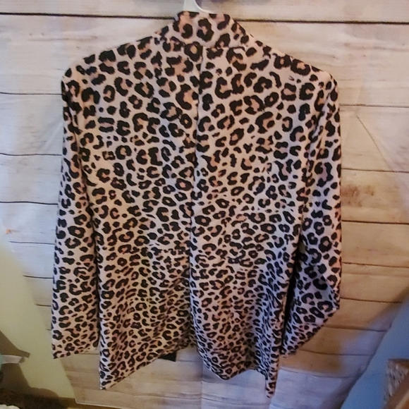 Long Leopard Coat XL - Picture 3 of 4